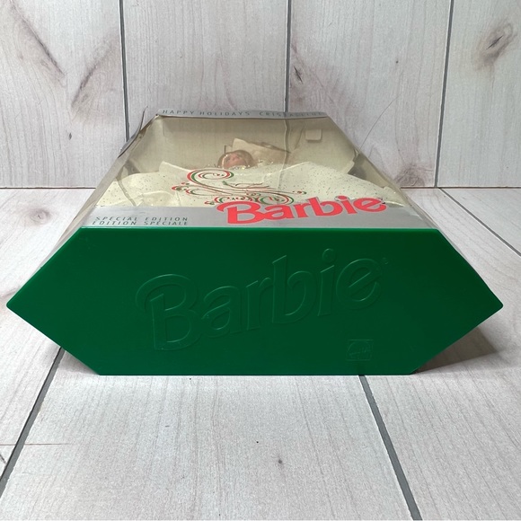 1992 Happy Holidays Cristalline Barbie Doll in Box Special Edition - Picture 7 of 8